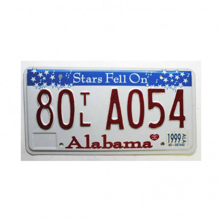 Plaque d Immatriculation USA - Alabama ( 565 )