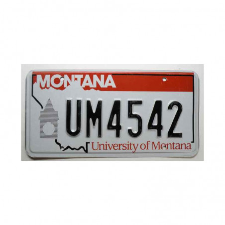 Plaque d Immatriculation USA - Montana ( 557 )