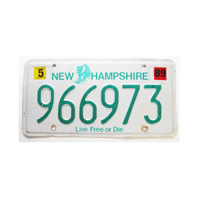 Plaque d Immatriculation USA - New Hampshire ( 555 )