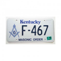 Plaque d Immatriculation USA - Kentucky ( 550 )
