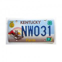 Plaque d Immatriculation USA - Kentucky ( 549 )