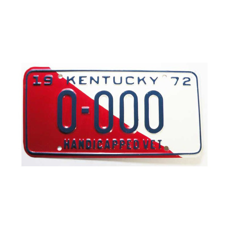 Plaque d Immatriculation USA - Kentucky ( 673 )