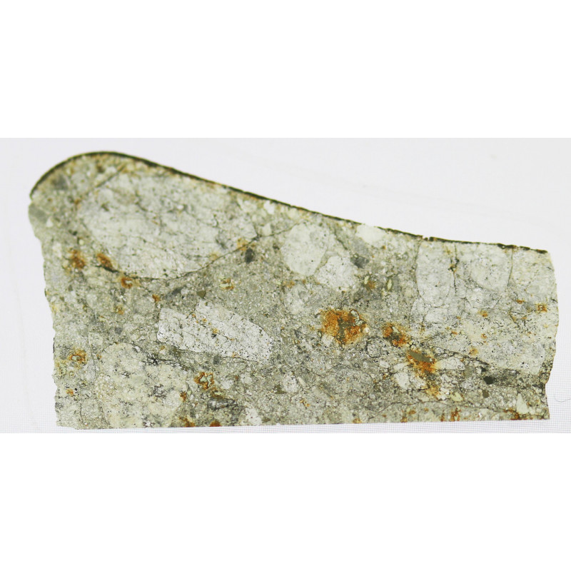 Lame mince de météorite NWA 1685 - chondrite LL4 (NWA - 009*) Lame mince de météorite NWA 1685 - chondrite LL4 (NWA - 009*)