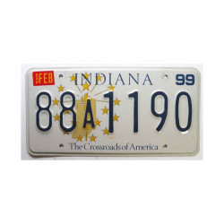 Plaque d Immatriculation USA - Indiana ( 622 )