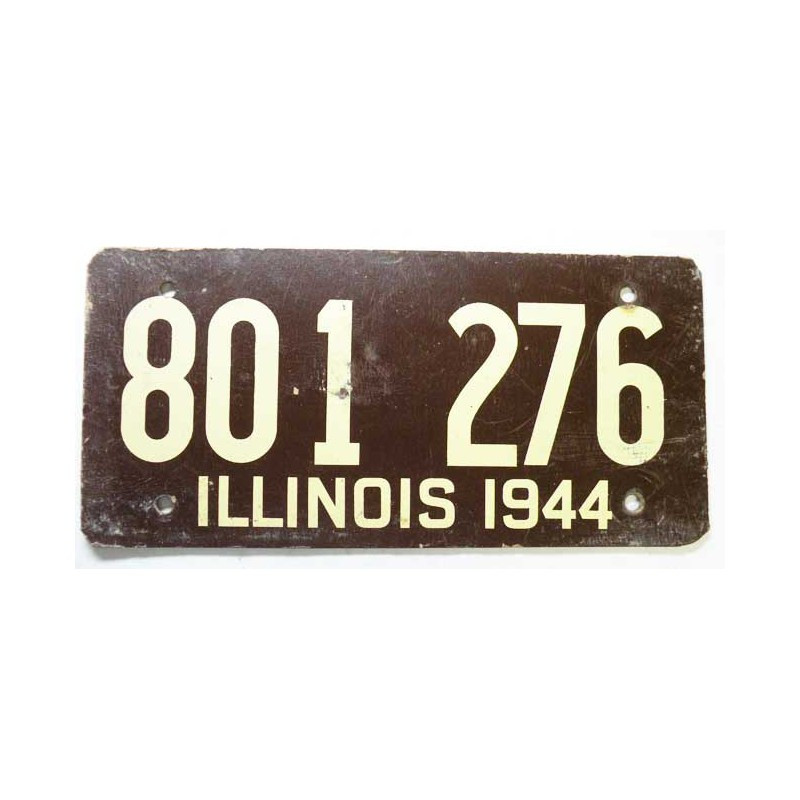 Plaque d Immatriculation USA - Illinois ( 620 )