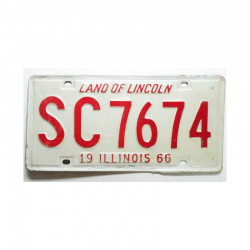 Plaque d Immatriculation USA - Illinois ( 618 )