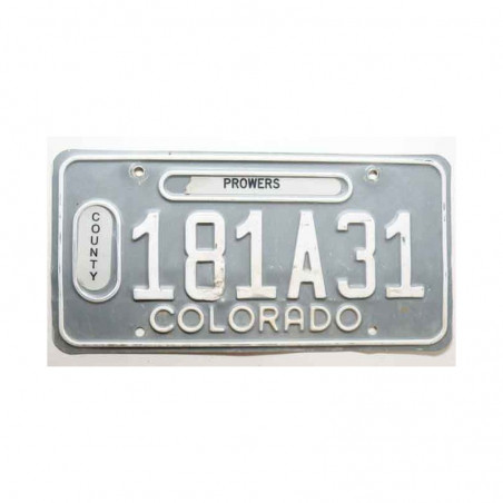 Plaque d Immatriculation USA - Colorado ( 616 )