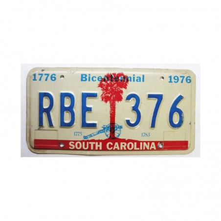 Plaque d Immatriculation USA - South Carolina ( 605 )