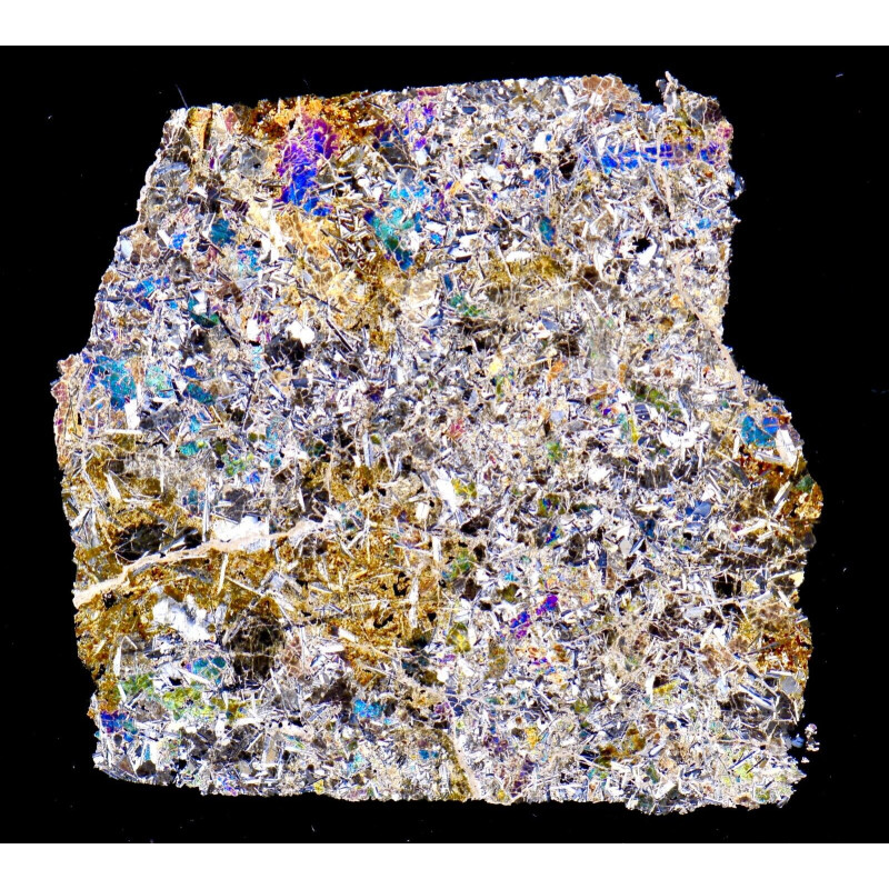 Lame mince de météorite NWA 13787 - Achondrite eucrite (NWA - 042*) Lame mince de météorite NWA 13787 - Achondrite eucrite (NWA - 042*)