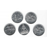 Lot de 5 médailles en Alu NASA Space Shuttle Missions STS (USA - 007*)