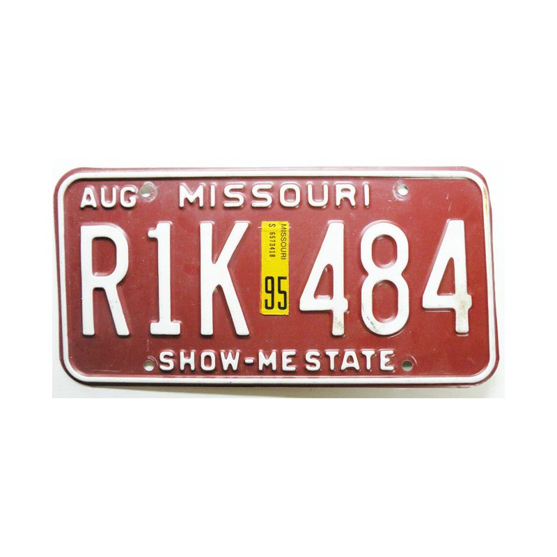 Plaque d Immatriculation USA - Missouri ( 671 )