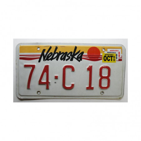 Plaque d Immatriculation USA - Nebraska  ( 669 )
