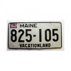 Plaque d Immatriculation USA - Maine ( 659 )