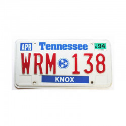 Plaque d Immatriculation USA - Tennessee ( 654 )