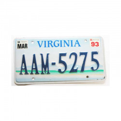 Plaque d Immatriculation USA - Virginia ( 706 )