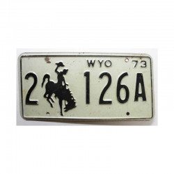 Plaque d Immatriculation USA - Wyoming ( 704 )