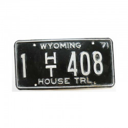 Plaque d Immatriculation USA - Wyoming ( 703 )