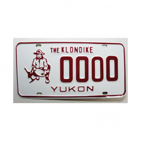 Plaque d Immatriculation  Canada Yukon ( 696 )