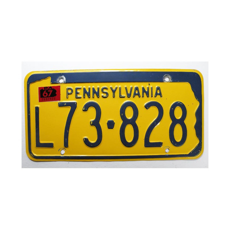 Plaque d Immatriculation USA - Pennsylvania  ( 693 )