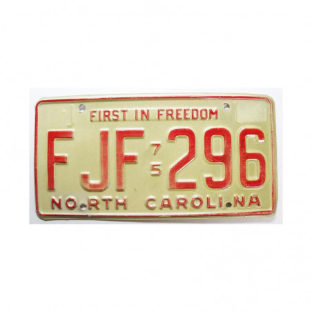 Plaque d Immatriculation USA - North Carolina ( 691 )
