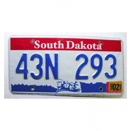 Plaque d Immatriculation USA - South Dakota ( 793 )