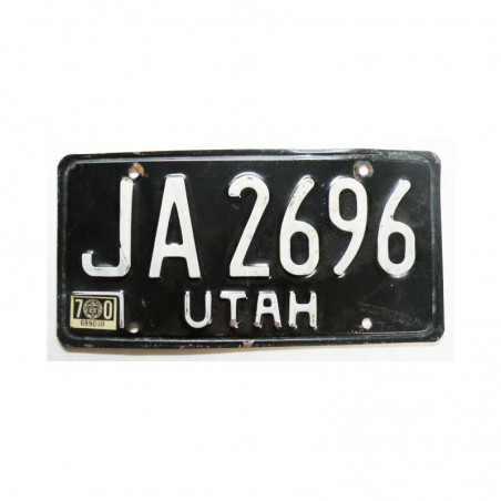 Plaque d Immatriculation USA - Utah ( 714 )