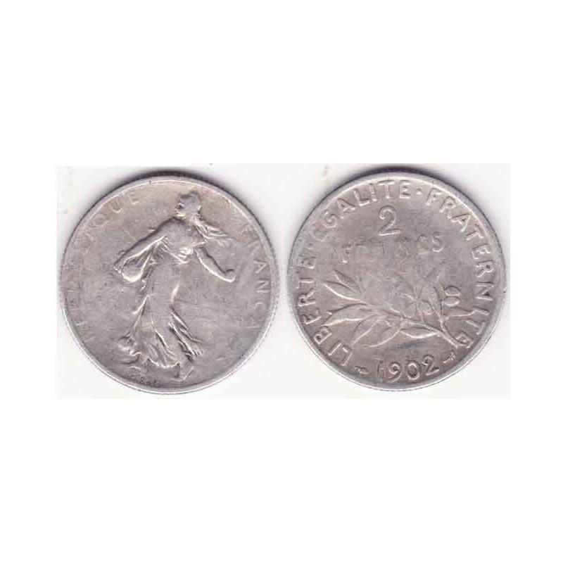 2 francs semeuse 1902 argent ( 001 )