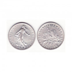 1 franc semeuse 1918 argent ( 001)