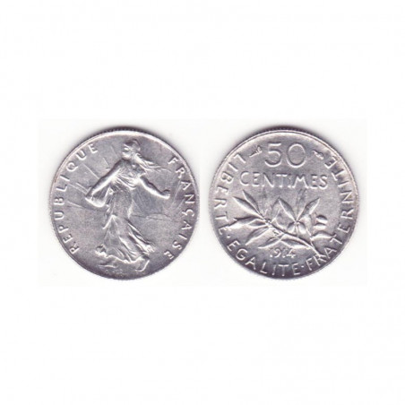 50 cents semeuse 1914 argent ( 001 )
