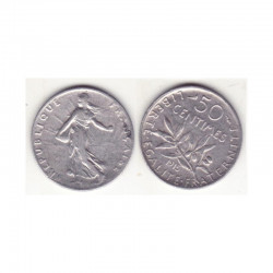 50 cents semeuse 1915 argent ( 001 )