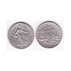 50 cents semeuse 1918 argent ( 002 )