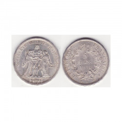 5 francs Hercule 1873 A argent ( 003 )