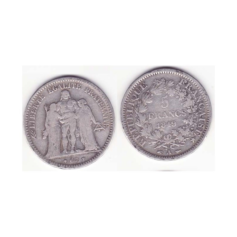 5 francs Hercule 1849 A argent ( 001 )