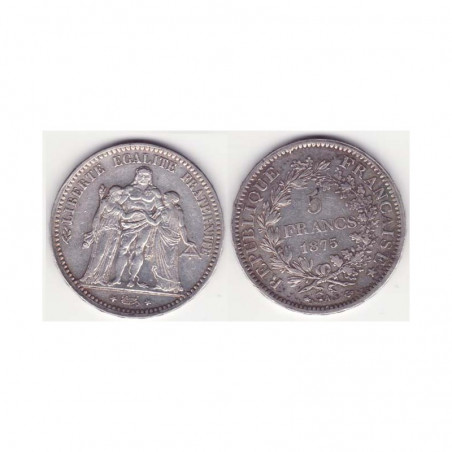 5 francs Hercule 1875 A argent ( 005 )