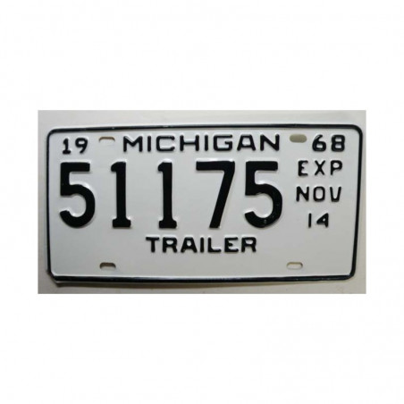 Plaque d Immatriculation USA - Michigan ( 726 )