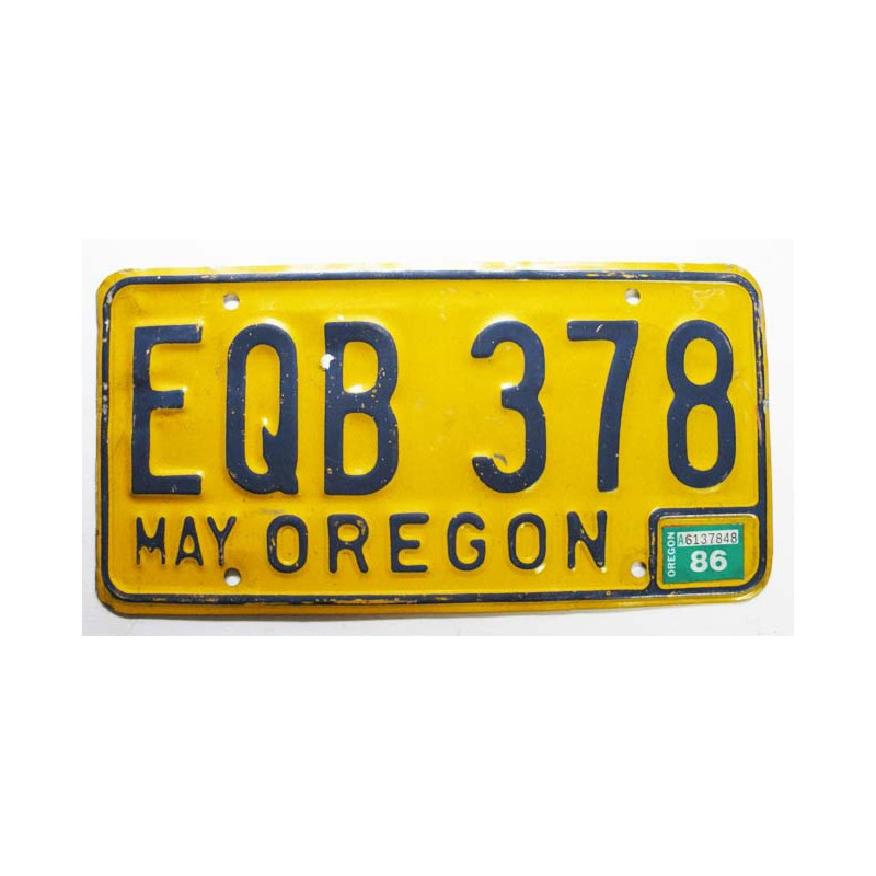 Plaque d Immatriculation USA - Oregon ( 745 )