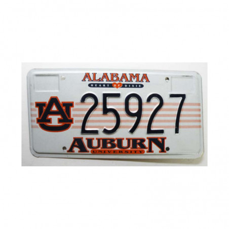 Plaque d Immatriculation USA - Alabama ( 736 )