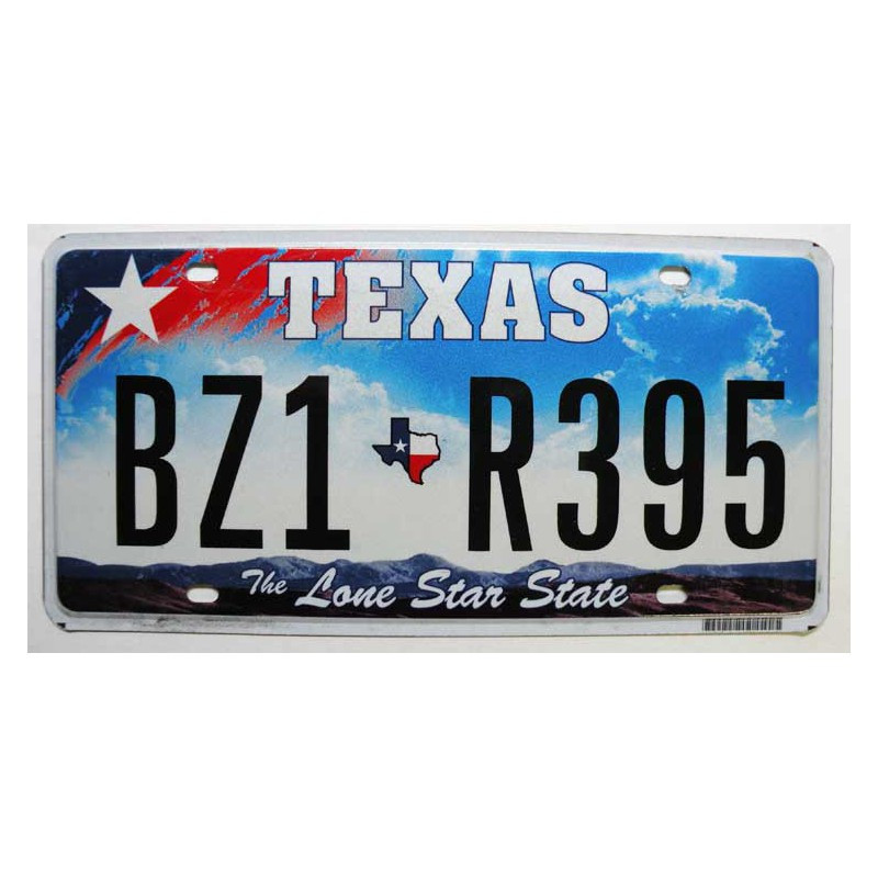 Plaque d Immatriculation USA - Texas ( 734 )