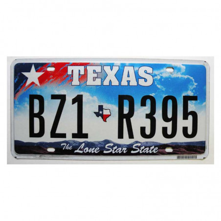 Plaque d Immatriculation USA - Texas ( 734 )