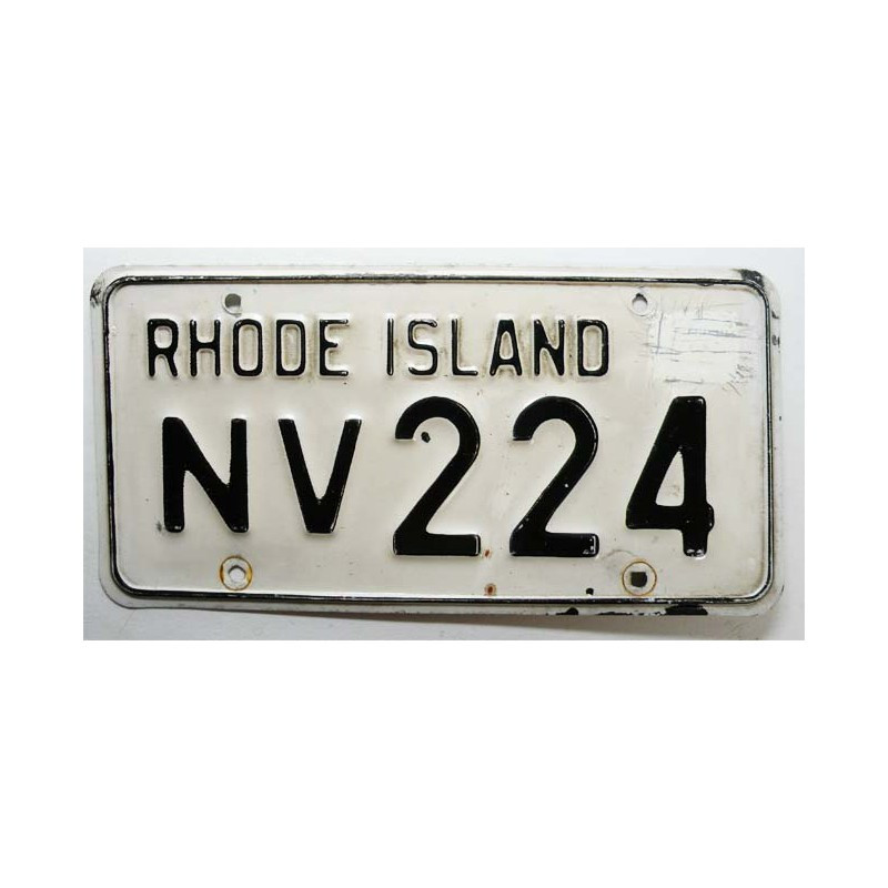 Plaque d Immatriculation USA - Rhode Island ( 732 )