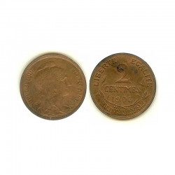 2 cents Dupuis 1903 Bronze ( 001 )