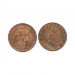 2 cents Dupuis 1912 Bronze ( 001 )