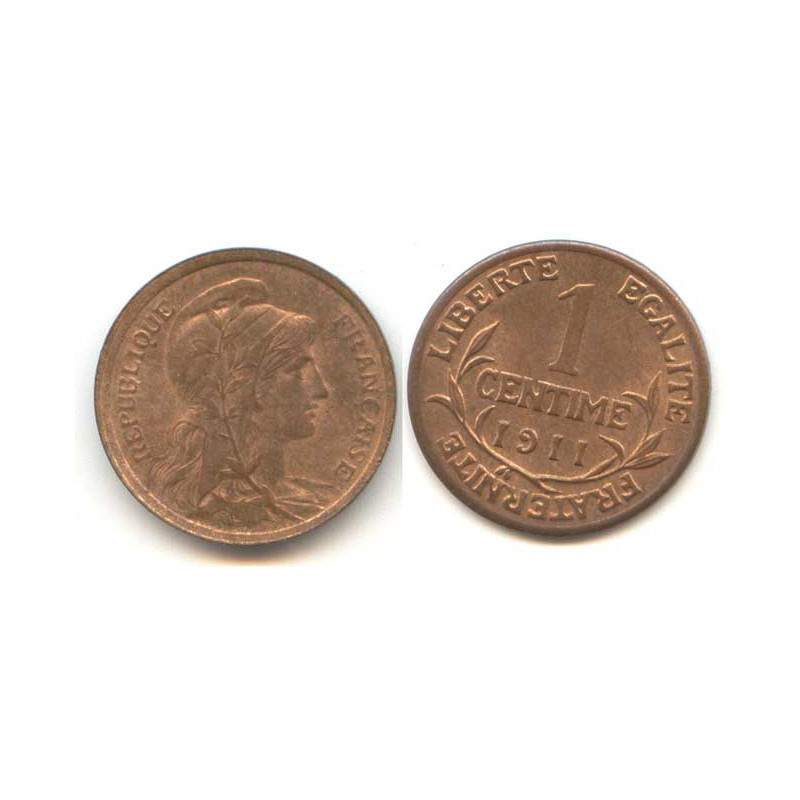 1 cents Dupuis 1911 Bronze ( 005 )