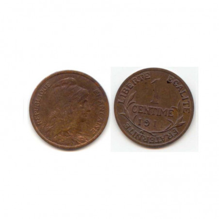 1 cents Dupuis 1911 Bronze ( 001 )