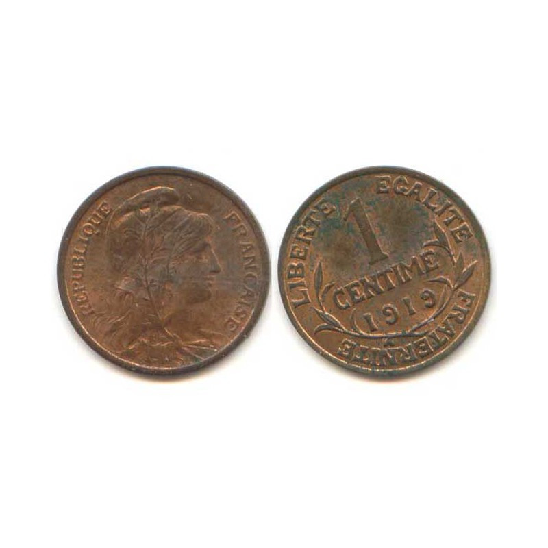 1 cents Dupuis 1919 Bronze ( 001 )