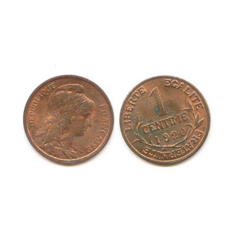 1 cents Dupuis 1920 Bronze ( 001 )