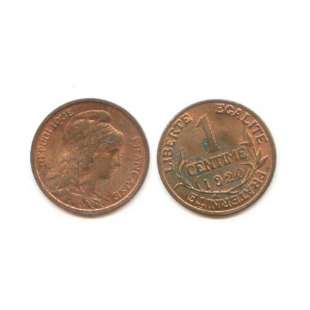 1 cents Dupuis 1920 Bronze ( 001 )