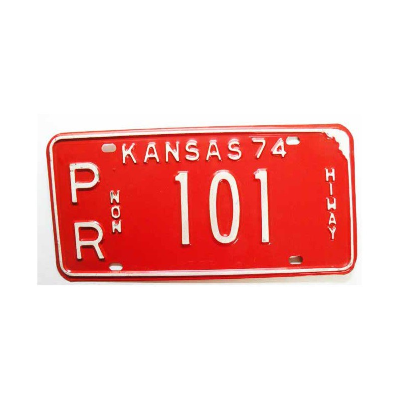 Plaque d Immatriculation USA - Kansas ( 780 )