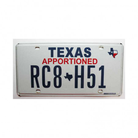 Plaque d Immatriculation USA - Texas ( 797 )