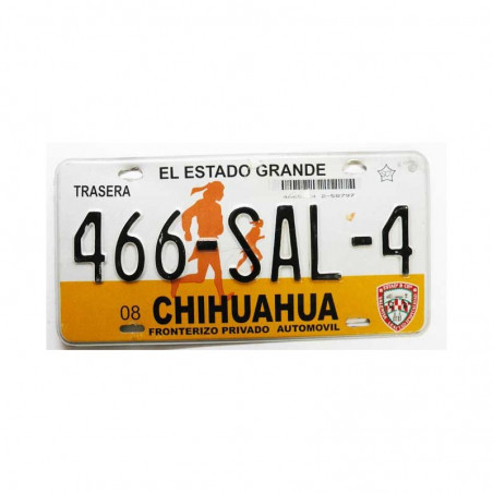 Plaque d Immatriculation Chihuahua ( 831 )